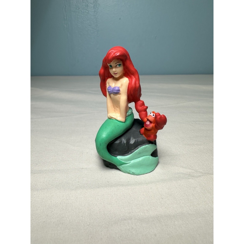 Little Mermaid Ariel Vintage 1989 PVC Collectible Figure Cake Topper Applause